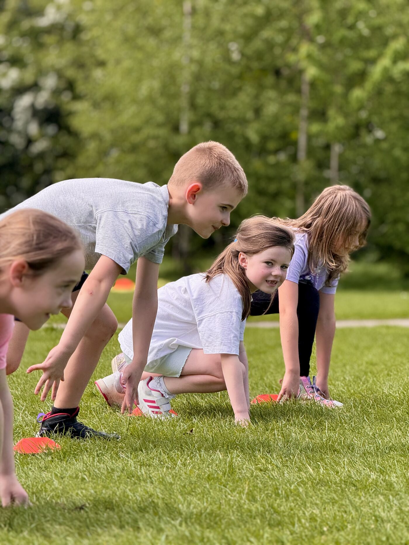 Children in PE lesson